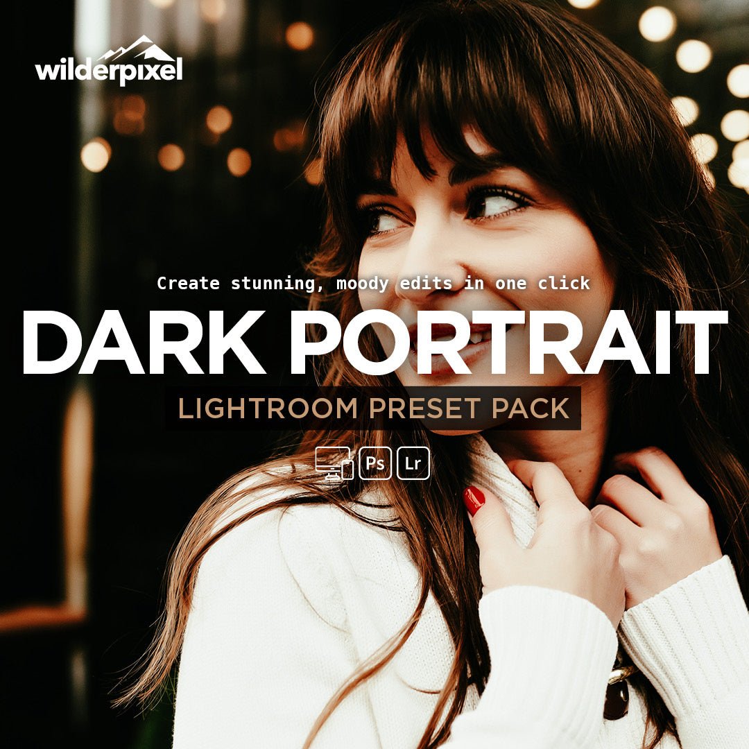 Dark Portrait Lightroom Presets – Deep Shadows & Dramatic Mood - WilderPixel